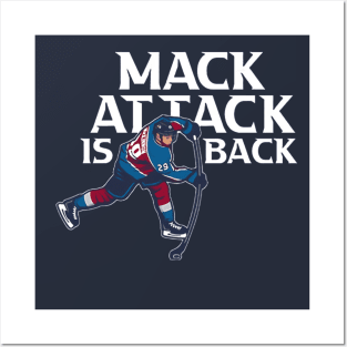 Nathan MacKinnon Mack Attack Is Back Posters and Art